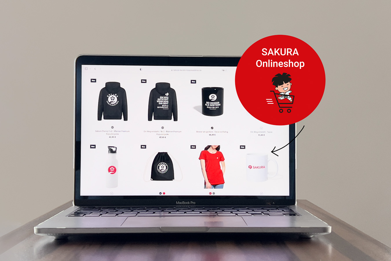 Der SAKURA Onlineshop für alle Fans unseres Vereins