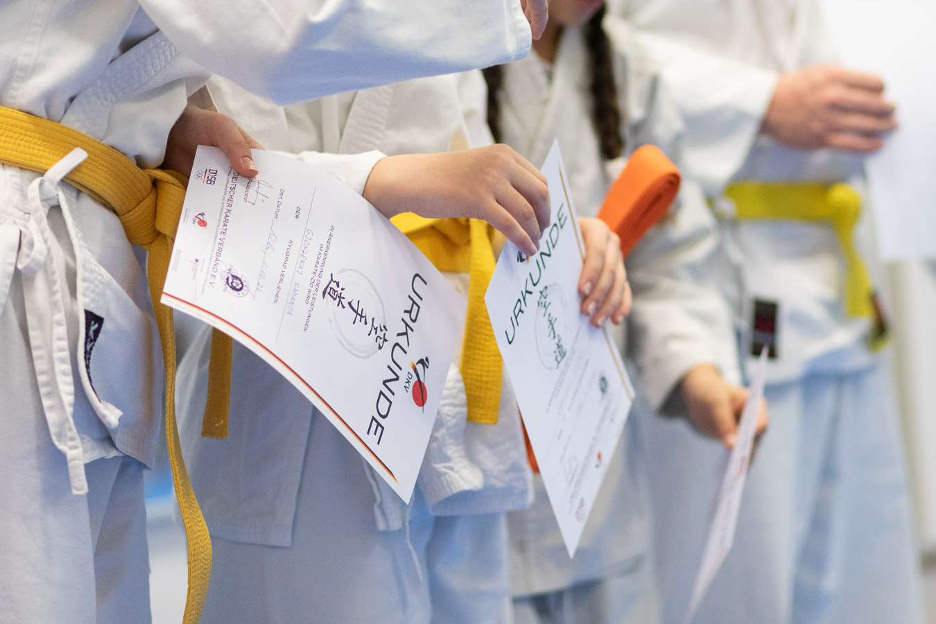 Erfolgreiche Karateprüfung im SAKURA Verein